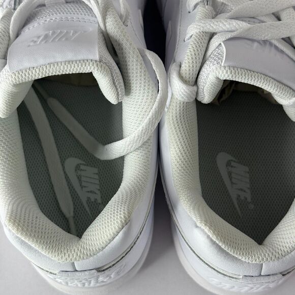 Nike Mens Ebernon Low AQ1775-100 White Casual Shoes Sneakers  Nike Ebernon Low Women\'s 10.5 Triple White Sneakers Running Shoes AQ1775-100